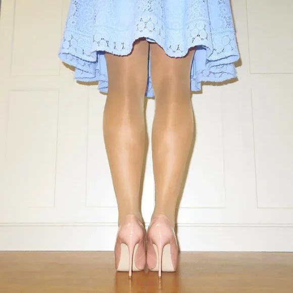 Women's EUC Steve Madden Daisie Dark Blush Patent Stiletto High Heel Pump US 9 - Picture 3 of 14